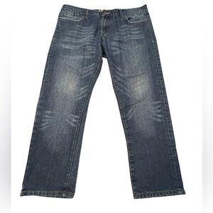 REVOLVE Denim Jeans Relaxed‎ Fit Men’s 38/30 Whiskered Denim Casual